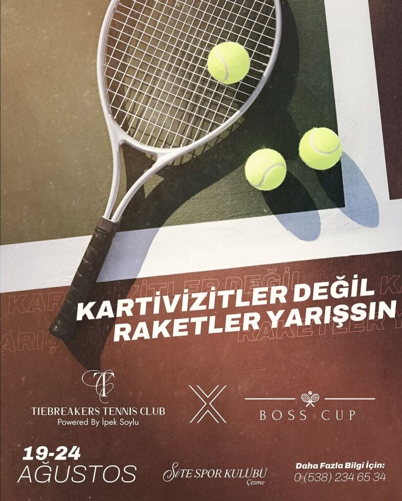 site spor çeşme kulübünde tenis turnuvası